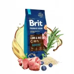 &Scaron;unų maistas Brit Premium By Nature Sensitive su ėriena, 15 kg