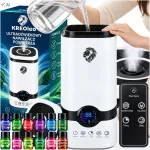 Oro drėkintuvas 4 l su aromato difuzoriumi, tylus, laikmatis, higrostatas, miegamajam
