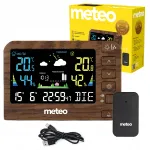 Oro stotelė METEO SP210 su higrometru, lauko jutikliu ir DCF funkcija