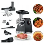 Mėsmalė Bosch Series 6 MFWS650B, 2100 W, 3,5 kg/min, su sulčiaspaude, atbulinės eigos funkcija
