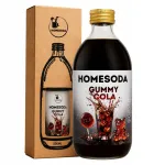 Gazuoto gėrimo sirupas Homesoda Gummy COLA, 500 ml, tinka SodaStream