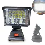 Darbinis prožektorius MAKITA 18V, halogeninis, 18 LED, 2x USB
