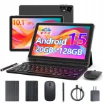 Plan&scaron;etė Valiron 10.1", 4GB/128GB, su klaviatūra, pele, dėklu ir ra&scaron;ikliu, Android