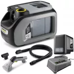 Plaunantis dulkių siurblys KARCHER PUZZI 2/1 Bp su baterija ir greitu įkrovikliu