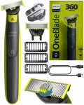 Barzdoskutė Philips OneBlade veido ir kūno peiliukas