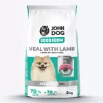 Sausas ėdalas mažų veislių &scaron;unims JOHN DOG Good Form, ver&scaron;iena ir ėriena, 3 kg