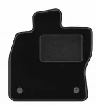 Automobilio kilimėlis Seat Leon III 2012-2020, LUX, juodas, vairuotojo vietai, velūras