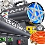 Pramoninis &scaron;ildytuvas Toolme, 25 kW, su turbinos ventiliatoriumi