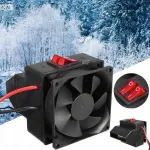 Automobilio oro &scaron;ildytuvas, ne&scaron;iojamas ventiliatorius, 12V 150W