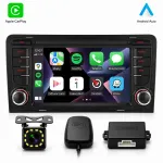 Automobilio radijas AUDI A3 8P su Android Auto, CarPlay, GPS, WiFi