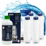 Vandens filtras Aqualogis AL-S002 ir kavos aparato nukalkinimo skystis EcoDecalk Delonghi 500 ml