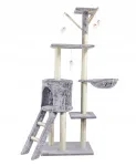 Katės draskyklė-budas su guoliu, 138 cm, 6 auk&scaron;tų, F014