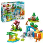 LEGO Duplo 10446 didelis laukinių gyvūnų rinkinys, 3 viename, nuo 2 metų