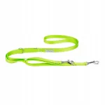 Reguliuojamas pavadėlis Amiplay Samba, 7 in 1, S, 100&ndash;200 x 1,5 cm, žalias