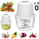 Mini elektrinis česnakų ir daržovių smulkintuvas KITCHEN