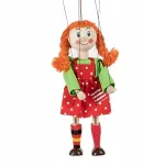 Medinė lėlė marionetė, 20 cm