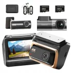 Vaizdo registratorius DDPAI Z60 Pro 4K HDR su GPS, MINI2X ir galine kamera