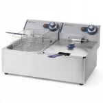 Dviguba gruzdintuvė HENDI, 2 x 6 l, 2 x 3300 W, nerūdijančio plieno, restoranams