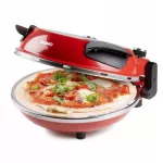 Picos kepimo krosnelė DOMO DO9284PZ, 1200 W, akmeninė plok&scaron;tė 32 cm, iki 400&deg;C, 2 mentelės