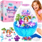Kūrybinis &bdquo;Mermaid&ldquo; terariumo rinkinys su lempa, dydis L