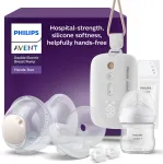 Elektrinis dvigubas pientraukis PHILIPS AVENT SCF547/11 Skinsense