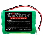 Pakraunama NiMH baterija Motorola MBP33, MBP36, Graco 2795, 3,6V, 800mAh
