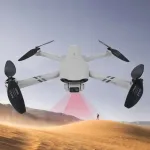 Žaislinis dronas SMART F10 su dviem WiFi kameromis, 4K, 200 m
