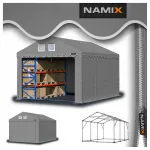 Sandėliavimo palapinė PRESTIGE 4x6 m, 2,6 m auk&scaron;čio, STRONG