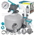 Baseino smėlio filtras Bestway 58497, 6056 l/val., su žarnomis ir adapteriu