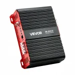 Automobilinis stiprintuvas VEVOR 1500W, monoblokas, Class D, su au&scaron;inimu ir apsauga