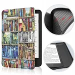 Elektroninės knygų skaityklės Kindle Paperwhite 6 (12 kartos) 7" silikoninis dėklas, 39 Bookshelf