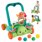 Vaiki&scaron;kas stumdukas&ndash;ma&scaron;inėlė FISHER PRICE 2in1, vėžliukas, nuo 6 mėn.