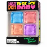 Antistresiniai žaislai NeeDoh Nice Ice Baby, 4 vnt.