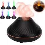 Oro drėkintuvas ir aroma difuzorius su LED ugnies efektu