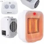 Keraminis ventiliatorinis &scaron;ildytuvas BOKATO, 1500 W, su termostatu
