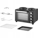 Elektrinė orkaitė SENCOR SEO 2800BK, 28 l, 230&deg;C, 3500 W, su 2 kaitlentėmis