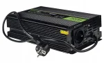 Įtampos keitiklis su UPS funkcija GREEN CELL, 12V, 300W/600W, pilna sinusinė banga