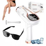IPL lazerinis epiliatorius veidui, bikini zonai ir kūnui, neskausmingas plaukelių &scaron;alinimas