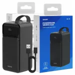 I&scaron;orinė baterija SAVIO BA-14, 50000 mAh, 185 Wh, 20 W, USB-C, USB-A, LED, greitas įkrovimas