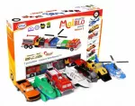 Magnetinių transporto priemonių rinkinys Malblo Deluxe 2 Malik