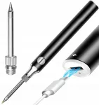 Belaidis lituoklis su temperatūros reguliavimu, USB-C, ne&scaron;iojamas