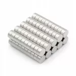 Neodimio cilindriniai magnetai 4x2 mm, stiprūs, HUNTER, 100 vnt.
