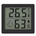 Oro stotis su termometru, higometru ir kalendoriumi, juoda, 5 viename