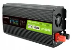 Įtampos keitiklis GREEN CELL LCD, 12V/230V, 500W/1000W, saulės siurblinėms ir varikliams