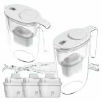 Vandens filtras Philips 2,6 l, baltas, su 3 filtrais (AWP2933WHT3/58)