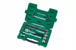 33 vnt. 1/2" galvučių rinkinys su 4in1 raktai