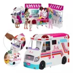 Barbie HKT79 greitosios pagalbos automobilis &ndash; mobilioji klinika
