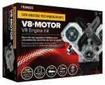 Vidaus degimo variklio V8 modelis Franzis, surenkamas