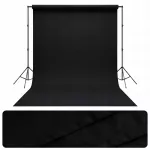 Fotofonas ALOISO, juodos spalvos, 200x220 cm, medvilnė