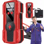 Automobilio paleidimo įrenginys su powerbank, gnybtais ir žibintuvėliu, 20000 mAh